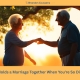 Older married couple holding hands, reconnecting after feeling like roommates