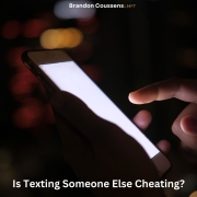 Spouse reading late-night text messages alone, wondering what they mean